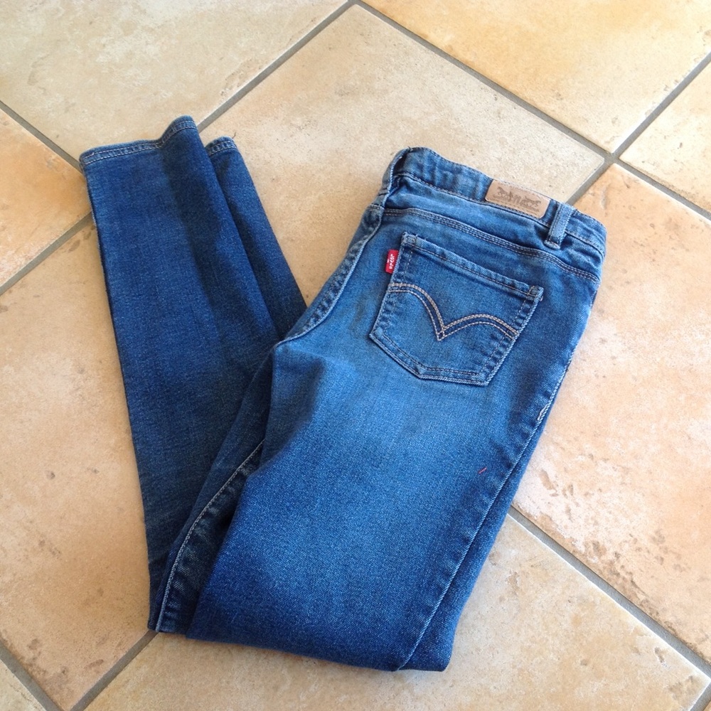 Girls Levis skinny jeans pants size 12 - Picture 1 of 1